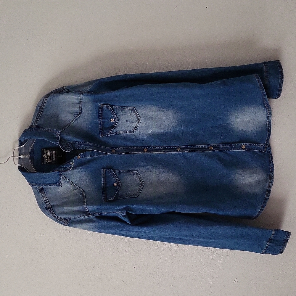 Brandit large button down